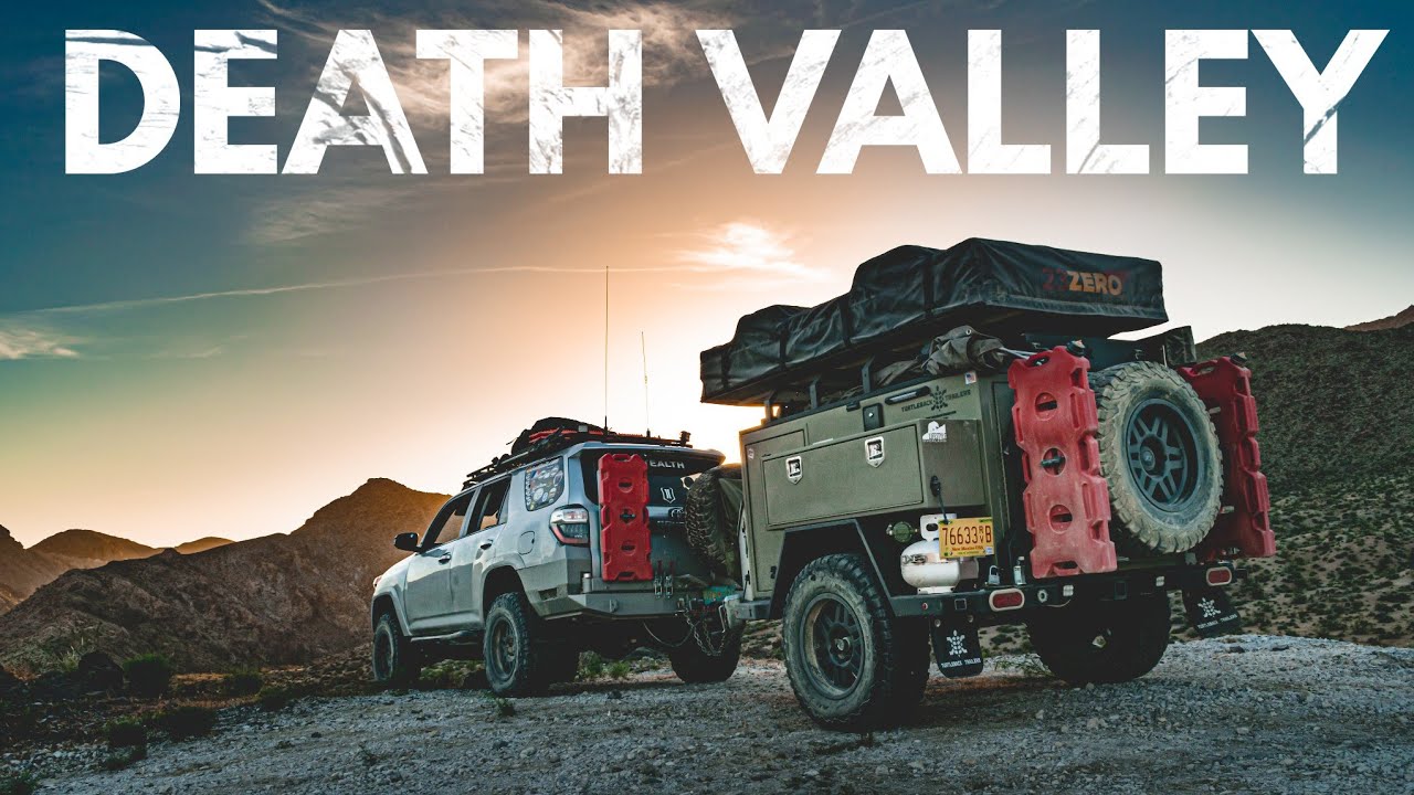 4Runner and Turtleback Trailer on Mengel Pass AT NIGHT | Death Valley (Lost Episode)