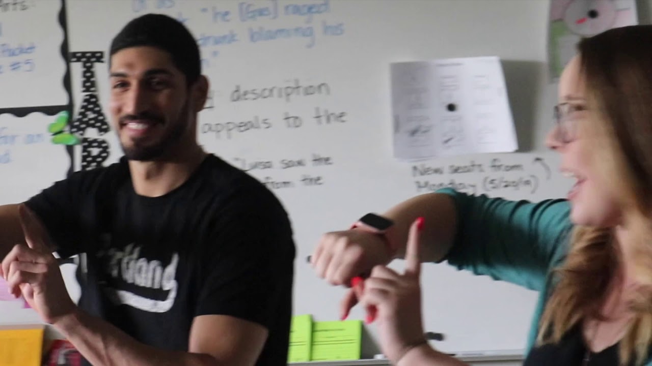 Welcome to Rowe - Enes Kanter Visits!!!