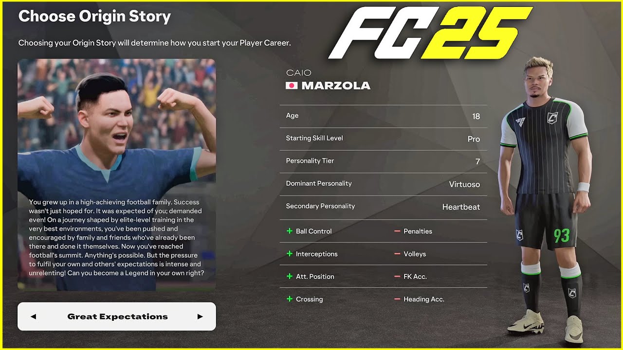 FC 25 Player Career Mode Gameplay & New Features ✅