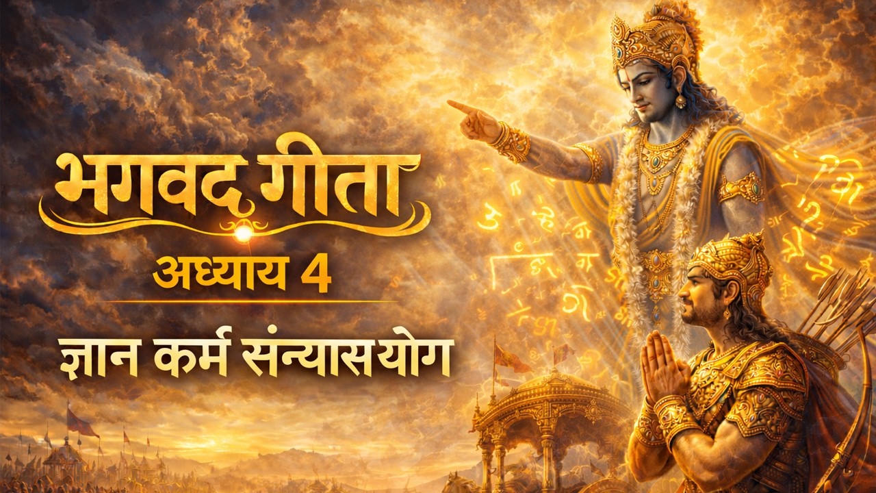 भगवद गीता अध्याय 4 | ज्ञान कर्म संन्यास योग | Krishna Wisdom Explained