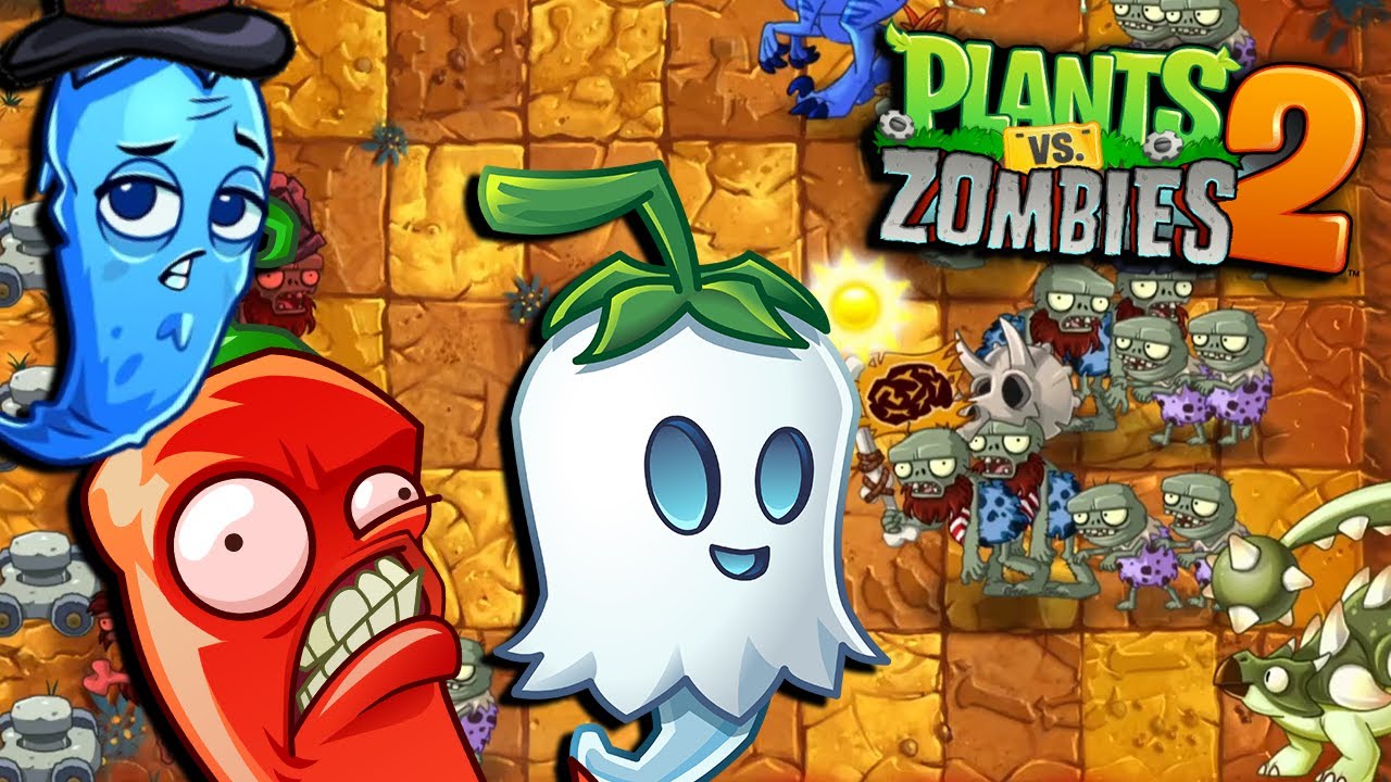 JUGANDO CON CHILES - Plants vs. Zombies 2