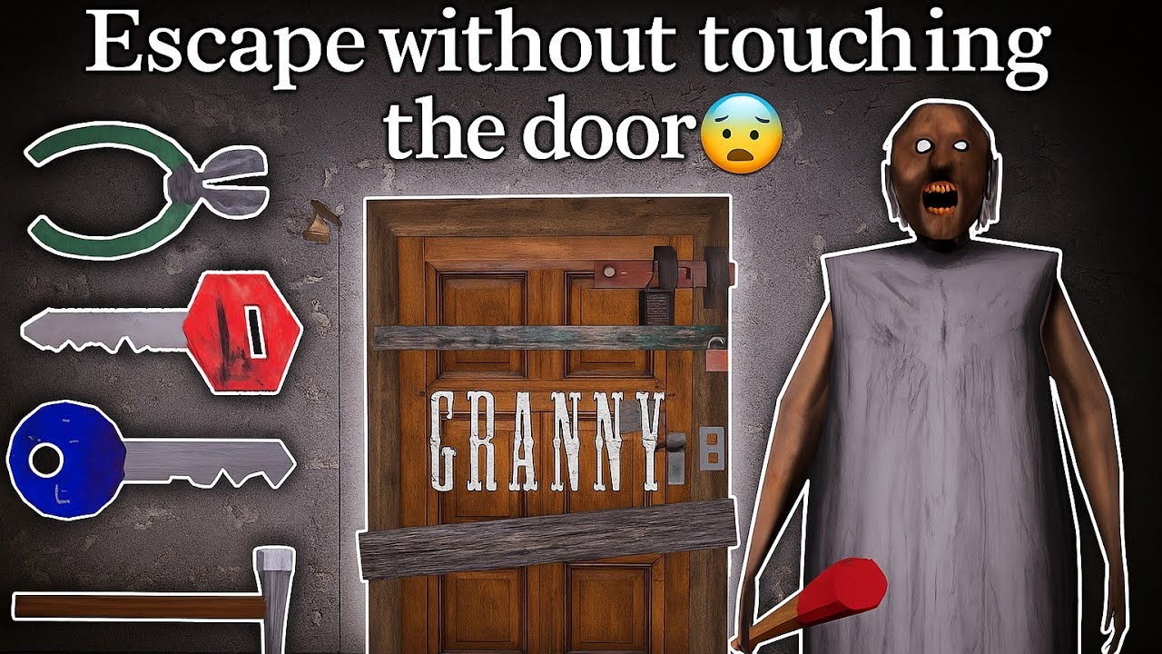 Escaped Granny’s House WITHOUT Touching the Door?! 😳 How is this even possible?