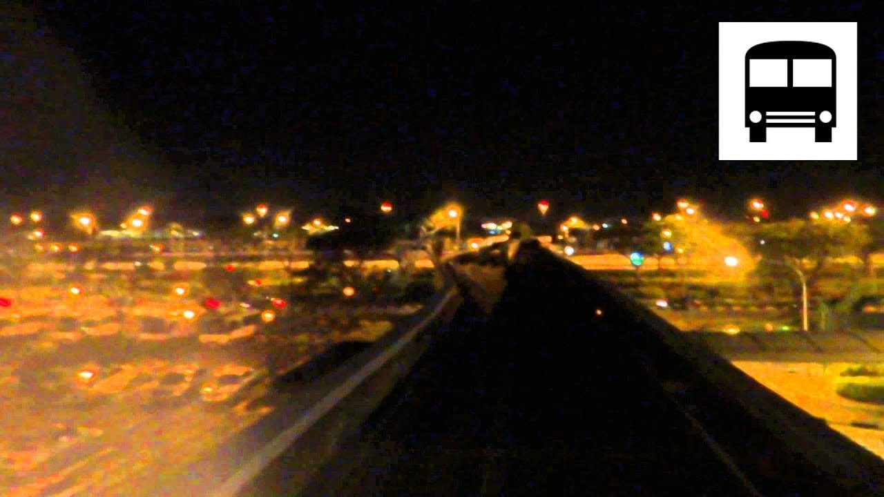 Mitsubishi Crystal Mover (Changi Airport Skytrain) - Terminal 2 to Terminal 3 (Airside, Cab View)