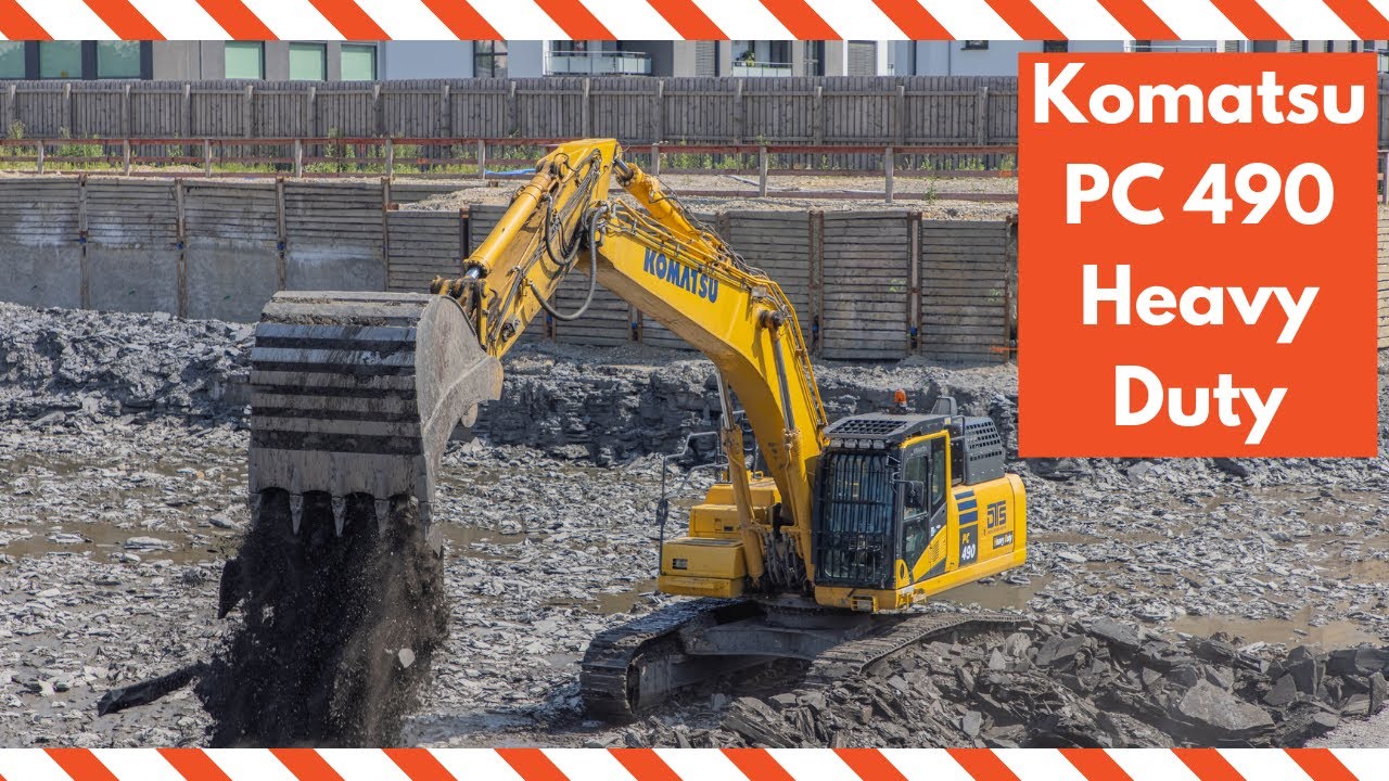 Komatsu PC 490-11 Heavy Duty digging shale