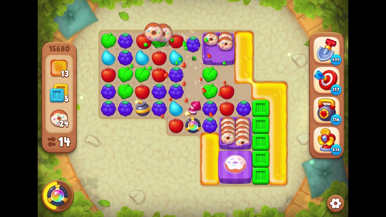 GardenScapes Level 15680 no boosters 