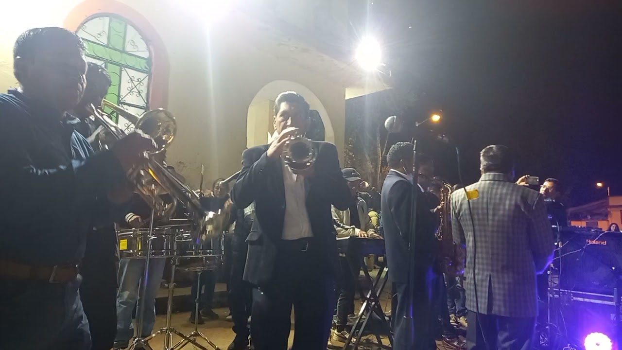 Banda Santa Cecilia en su mejor noche, San Juan Pamba Chillanes.
