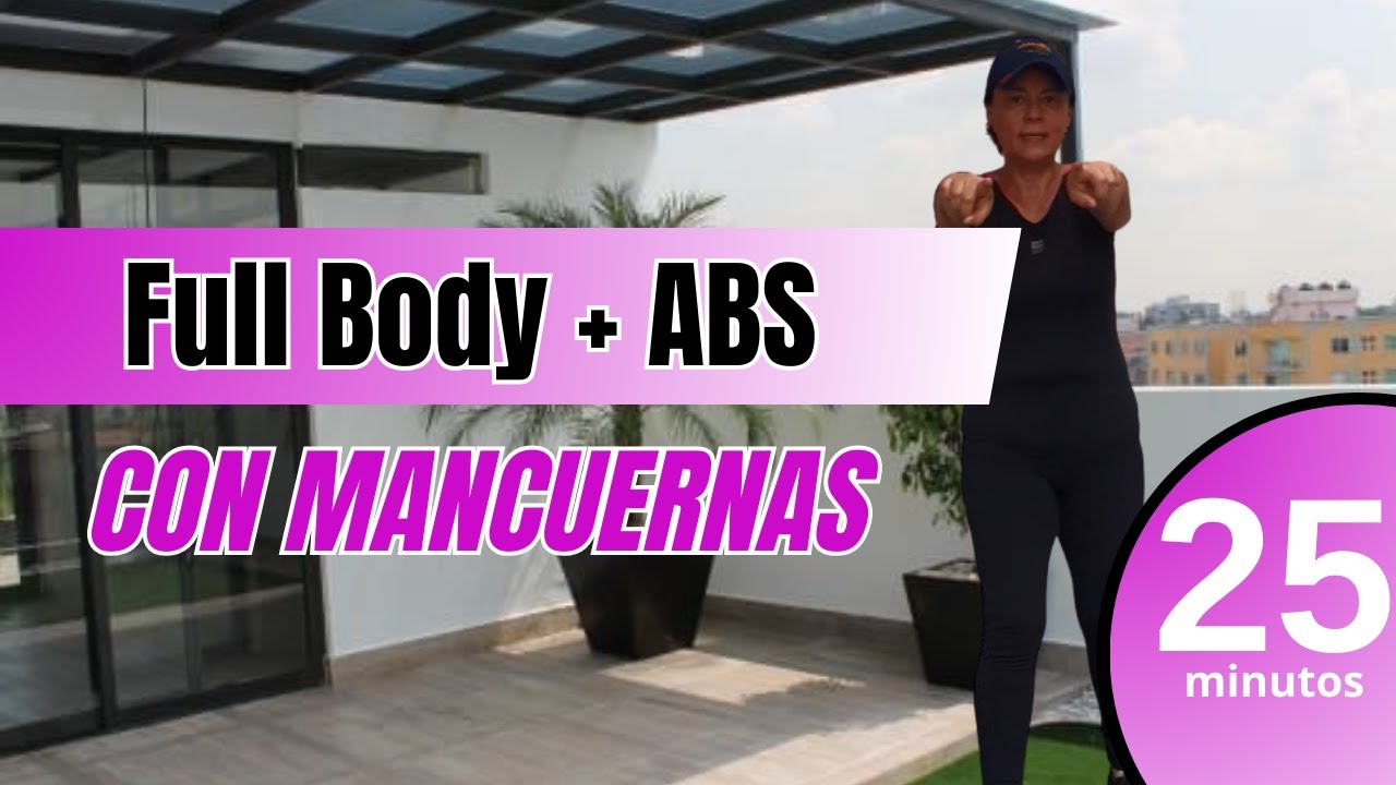 🔥 Rutina Full Body con Mancuernas + ABS para Tonificar Todo el Cuerpo | Mujeres @Activa_y_Plena50