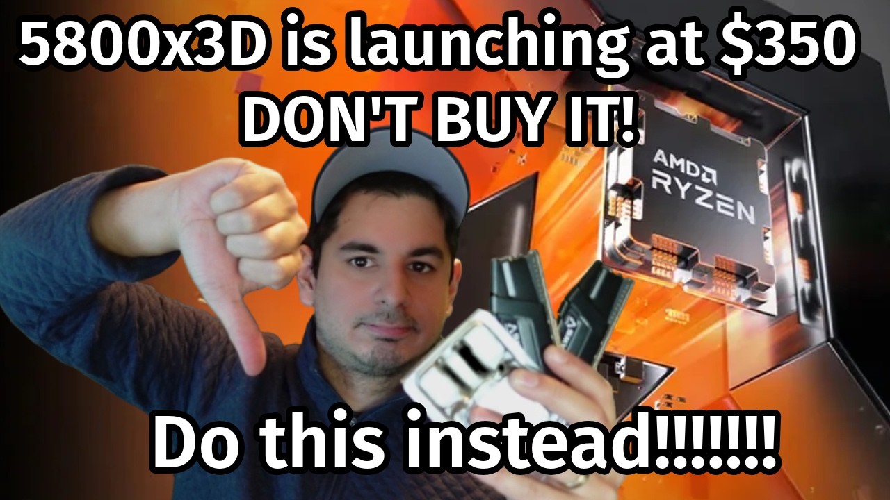 Видеокарта 5800X3d снова появится в продаже по цене 350 долларов США: не покупайте её, а сделайте...