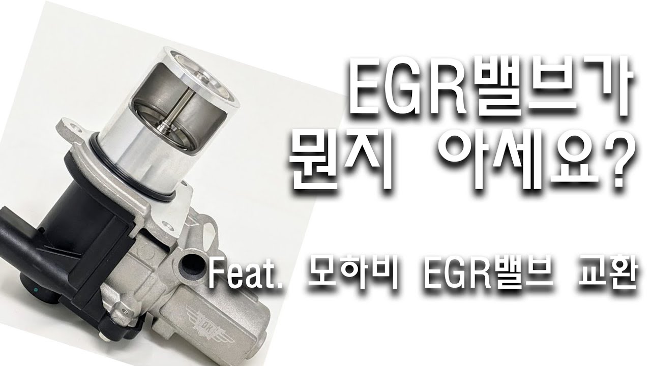 디젤 자동차 EGR밸브가 뭐하는 친구인지?? (모하비 EGR밸브, EGR쿨러 교환) #egr #egr밸브