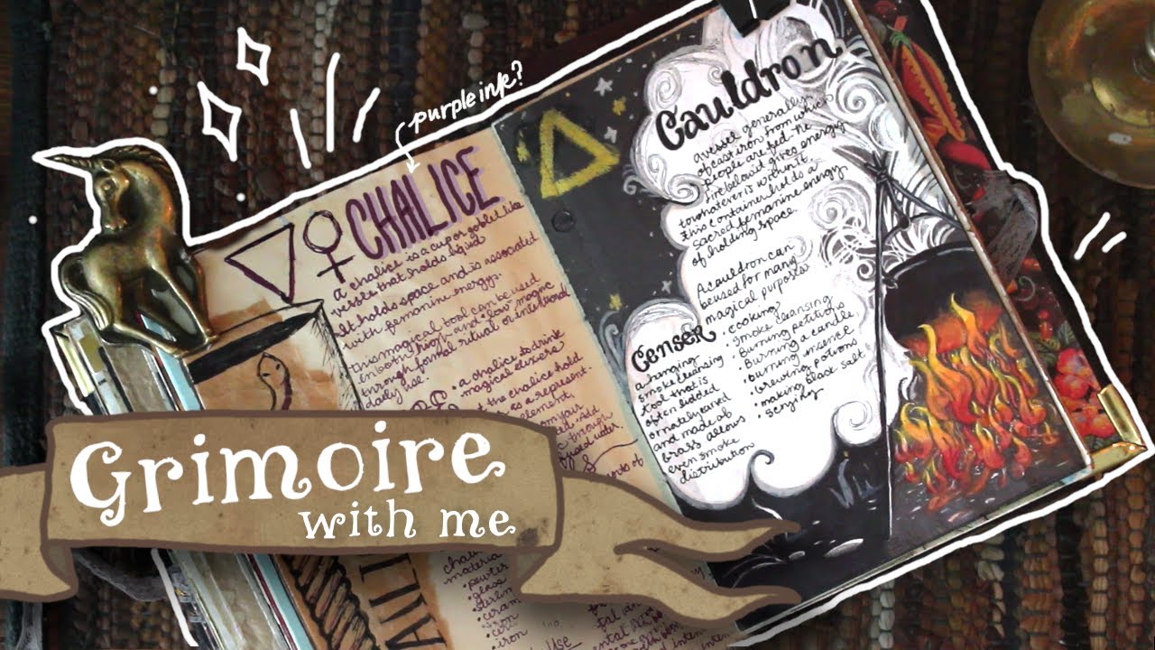 Chalices & What Hogwarts House am I?!? - Grimoire With Me Time-lapse Peaceful ASMR (no-voiceover)