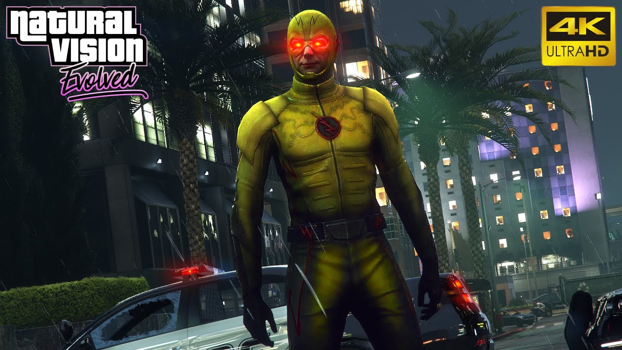 GTA 5 - The Ultimate Reverse-Flash Mod | Next-Gen Real Life Graphics! (4K Ultra HD Gameplay)
