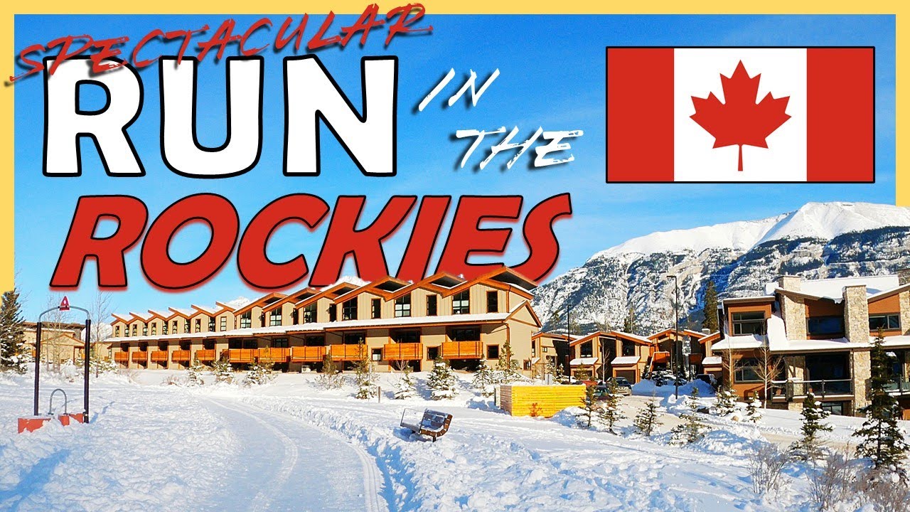 [4k] Treadmill Scenery | Magnificent Canadian Rockies Run | Canmore, Alberta | 1 hour Virtual Run