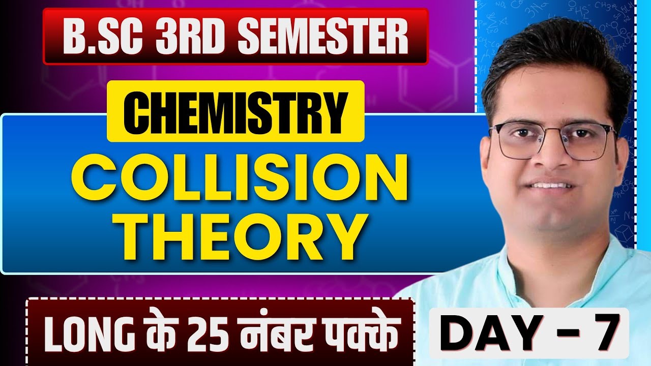 Collision Theory!Day-7!B.Sc 3rd Semester Chemistry!Be DKDian