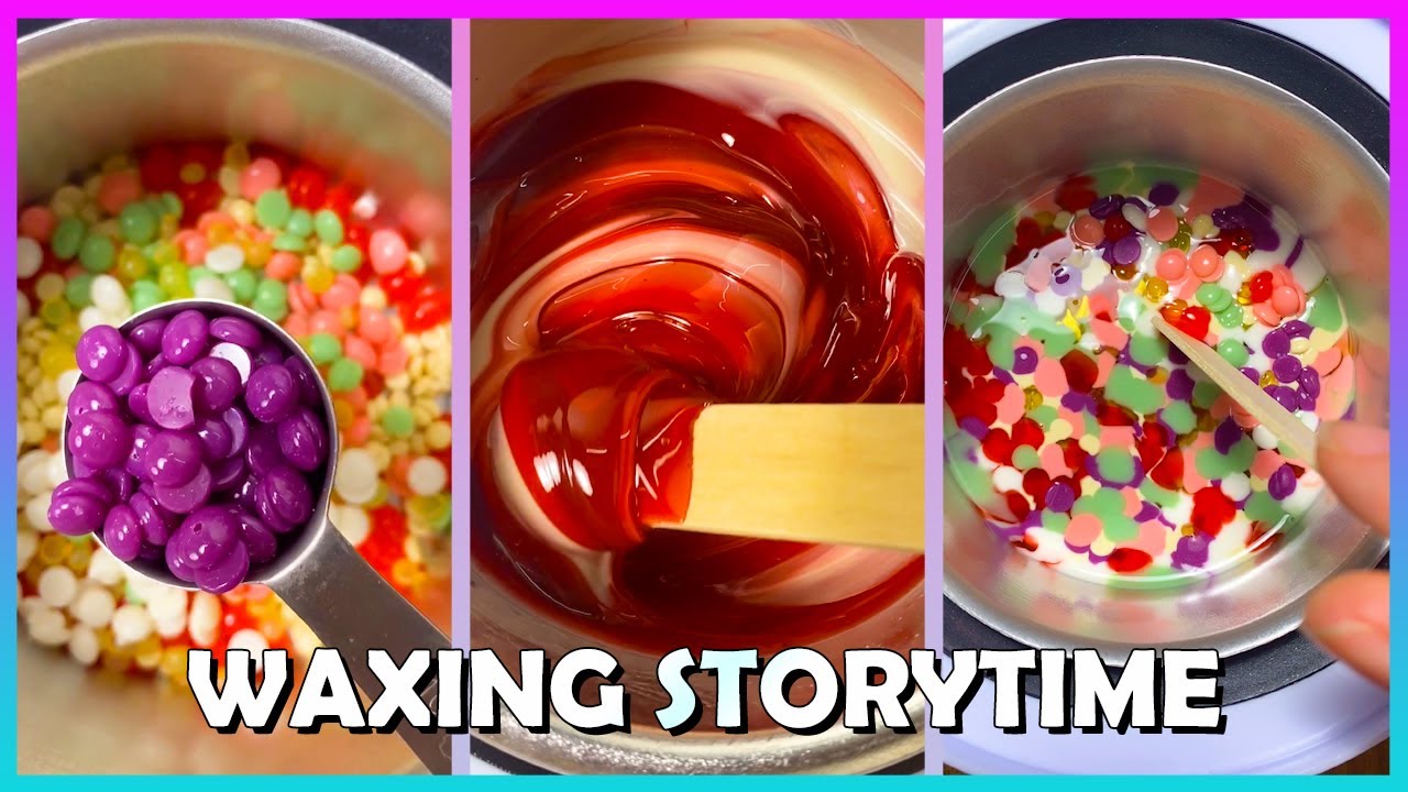 Satisfying Waxing Storytime #96 I Make My Husband Change Our Baby's Diaper ✨😲