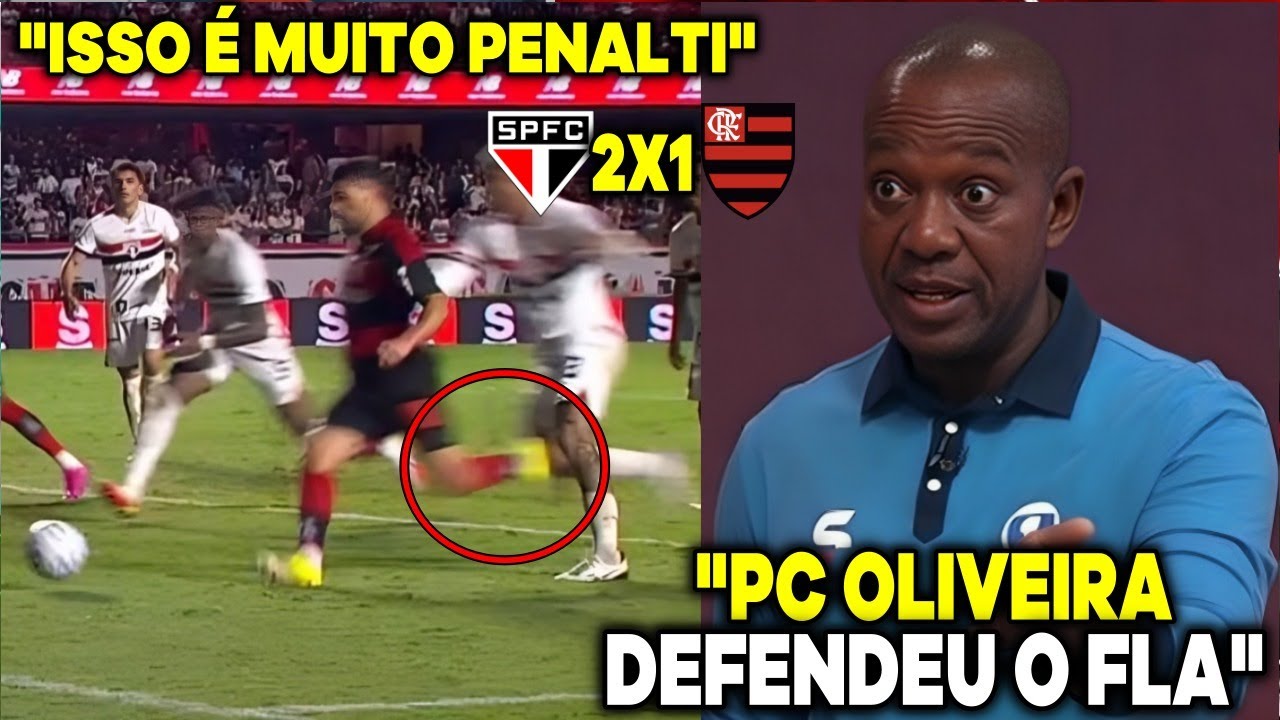 PC OLIVEIRA EX ARBITRO ANALISA PENALTI E DEFENDEU O FLAMENGO 