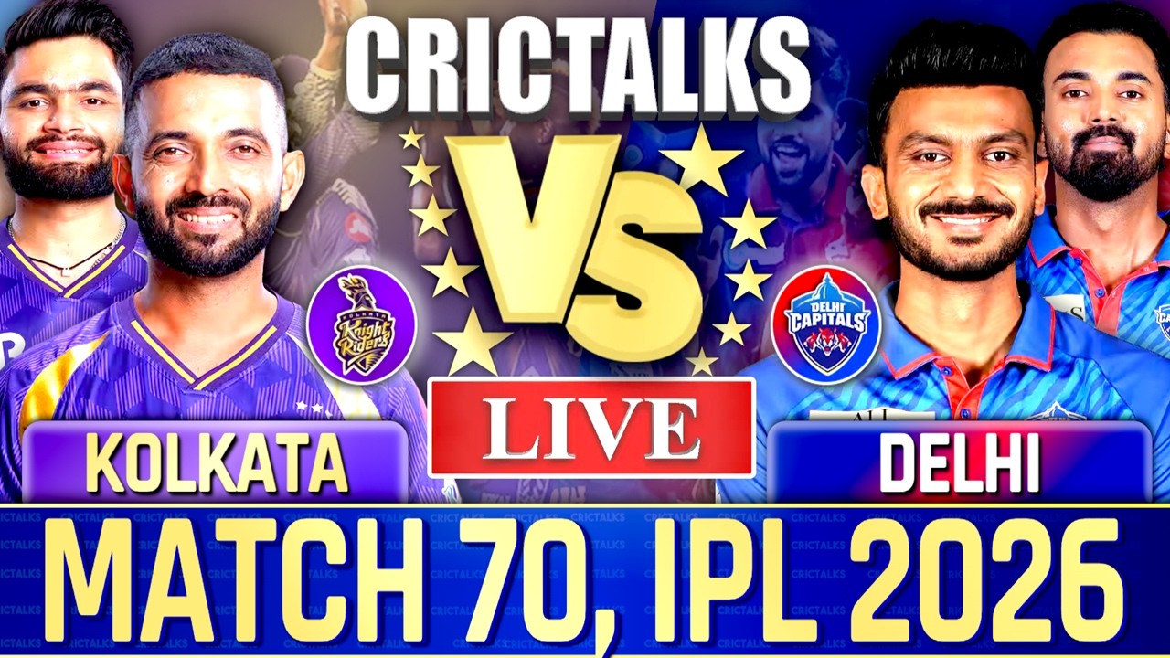 🔴 IPL Live Match: KKR vs DC, Live Commentary | IPL 2026, Cricket Live Match Score , 1st Inn