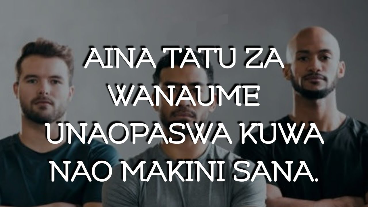 Aina 3 za wanaume unaopaswa kuwa nao makini sana