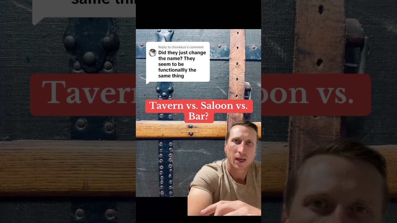 Tavern vs. Saloon vs. Bar. Which is Best? #shorts #history #greensreen #restaurant