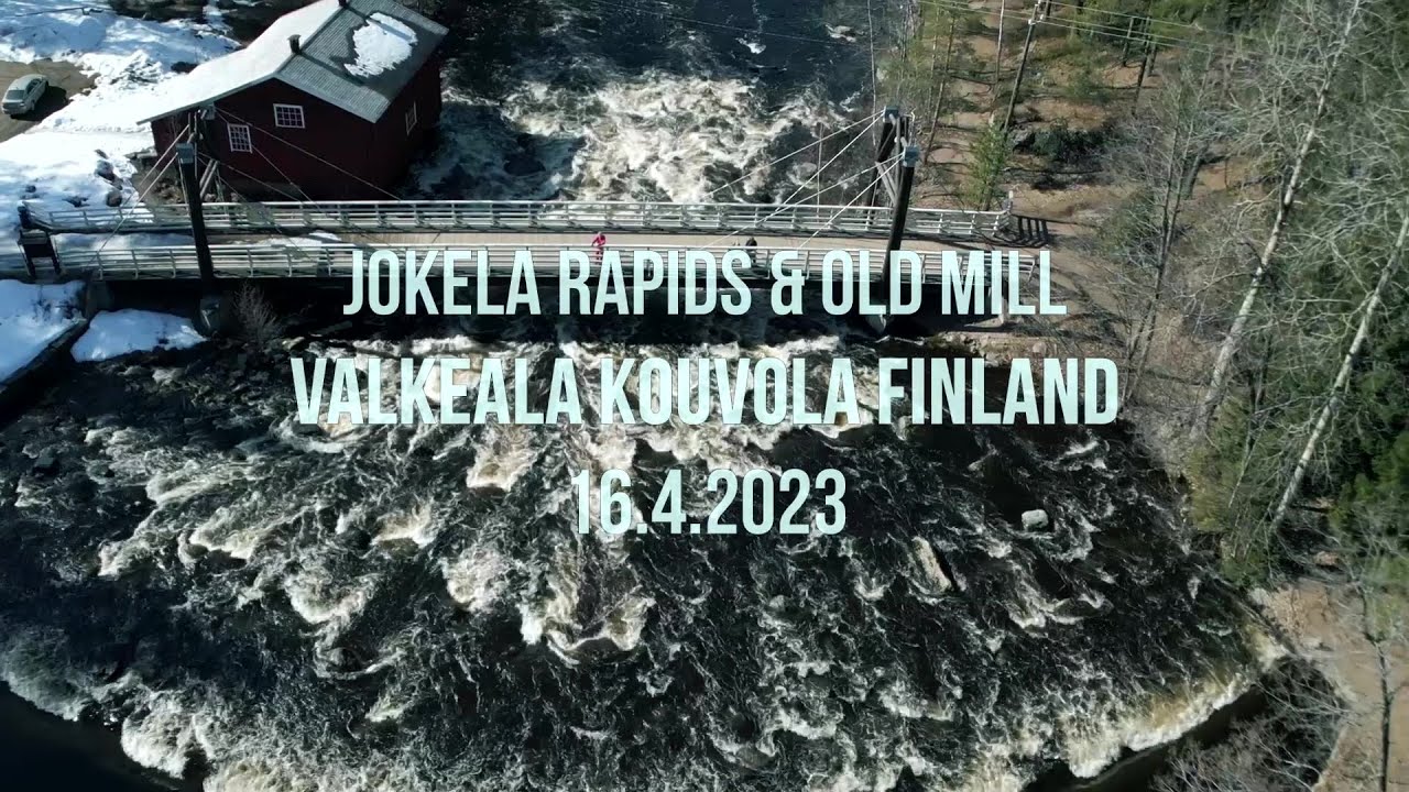 Jokelan Myllynkoski | Jokela rapids & old mill | Ilmakuvat Kouvola - Dronevideos from Finland