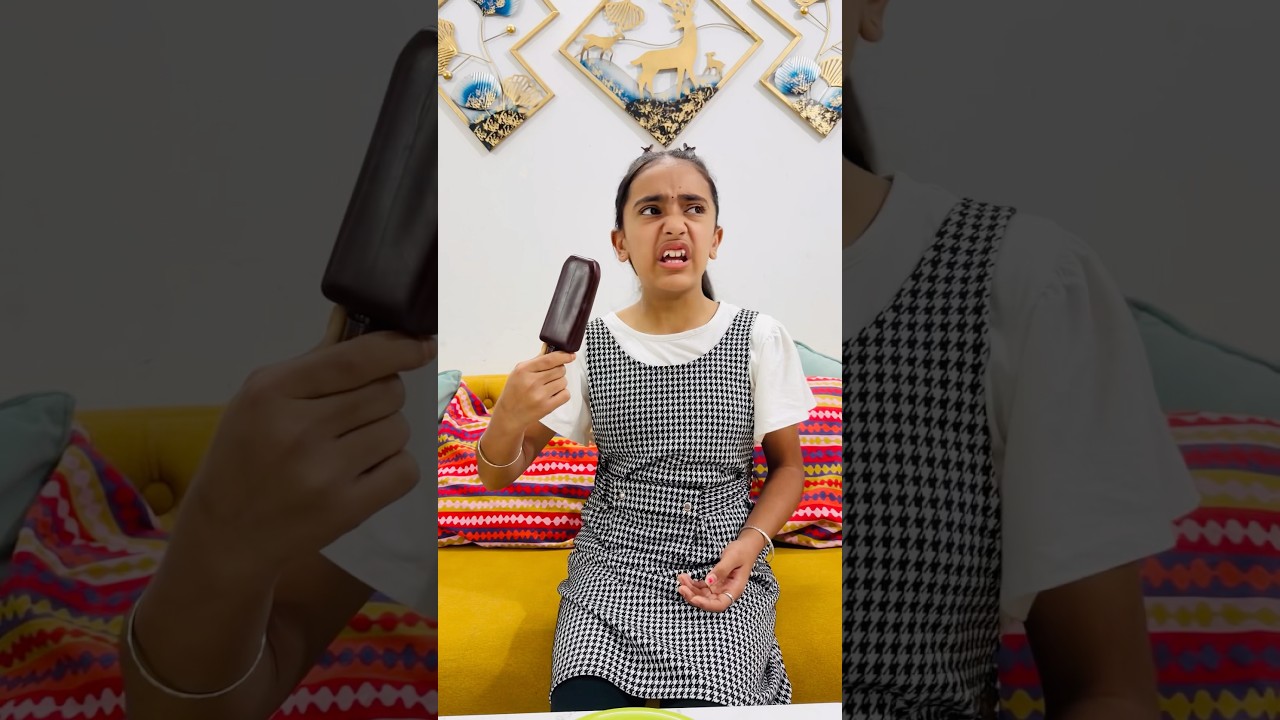 Samayra ne Rishabh ki icecream🍦kyu churayi❓🤔😰 #shorts #samayranarula #siblings