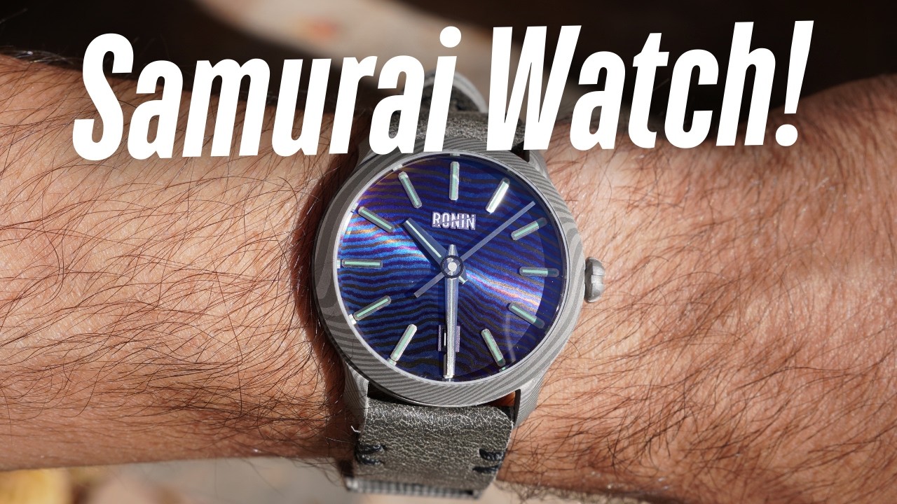 The Samurai Damascus Watch – OVD Ronin Review (Ti-Damascus Dial)