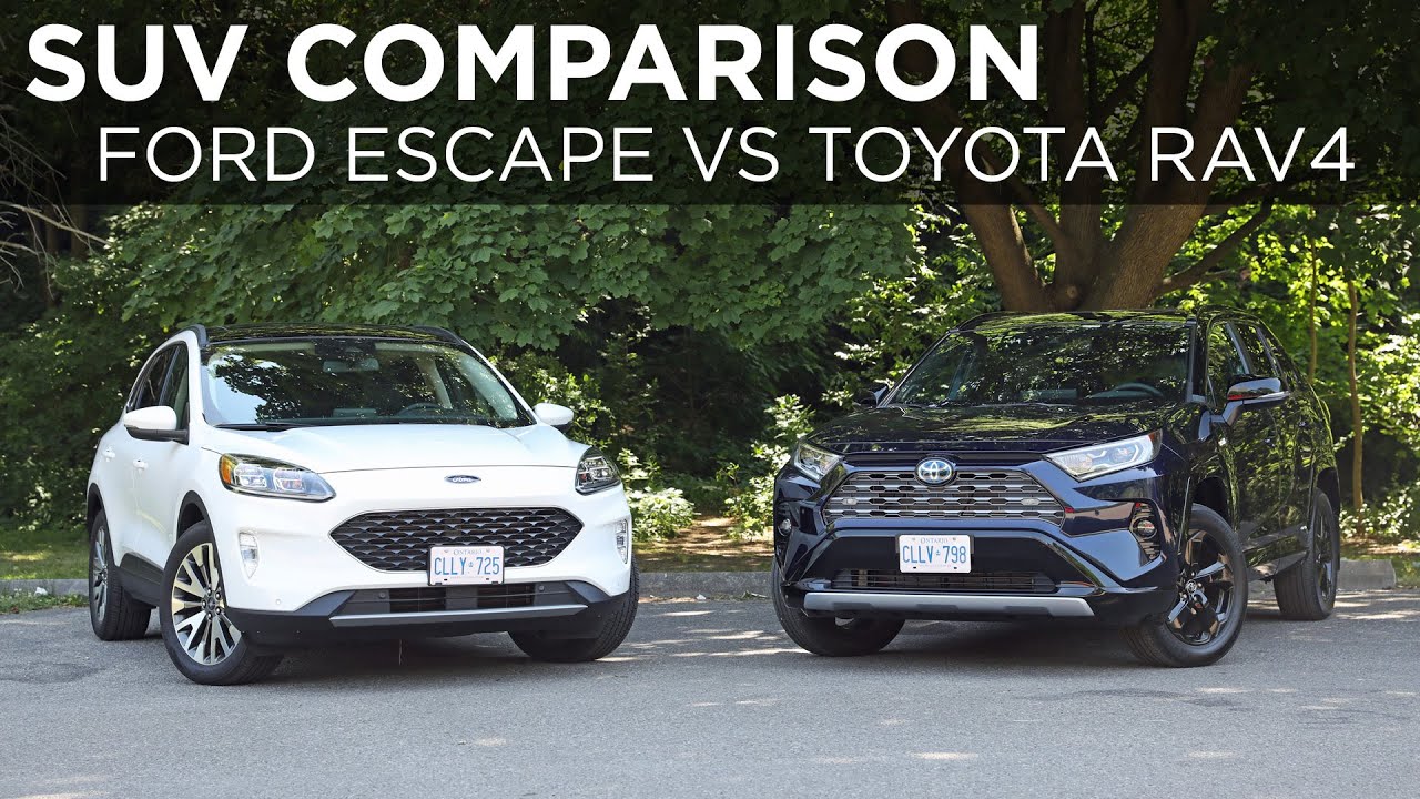 Ford Escape Hybrid vs Toyota RAV4 Hybrid | SUV Comparison | Driving.ca