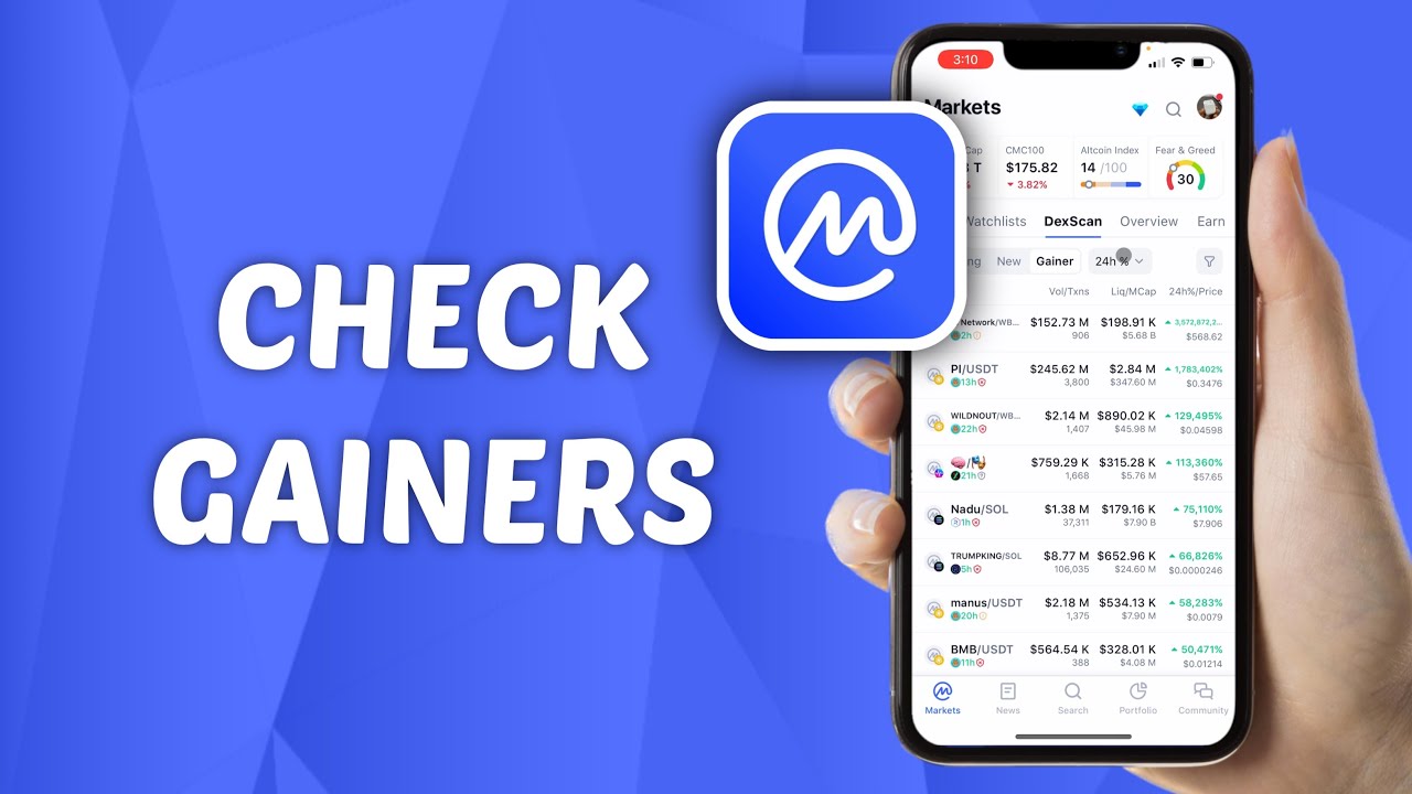 How to Check Gainers Coin on CoinMarketCap