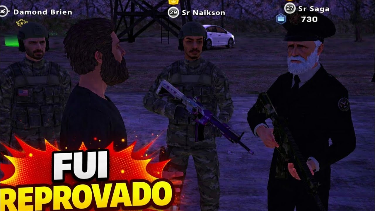 TENTEI SER RECRUTADO no EXÉRCITO de CHICO no ONE STATE RP 