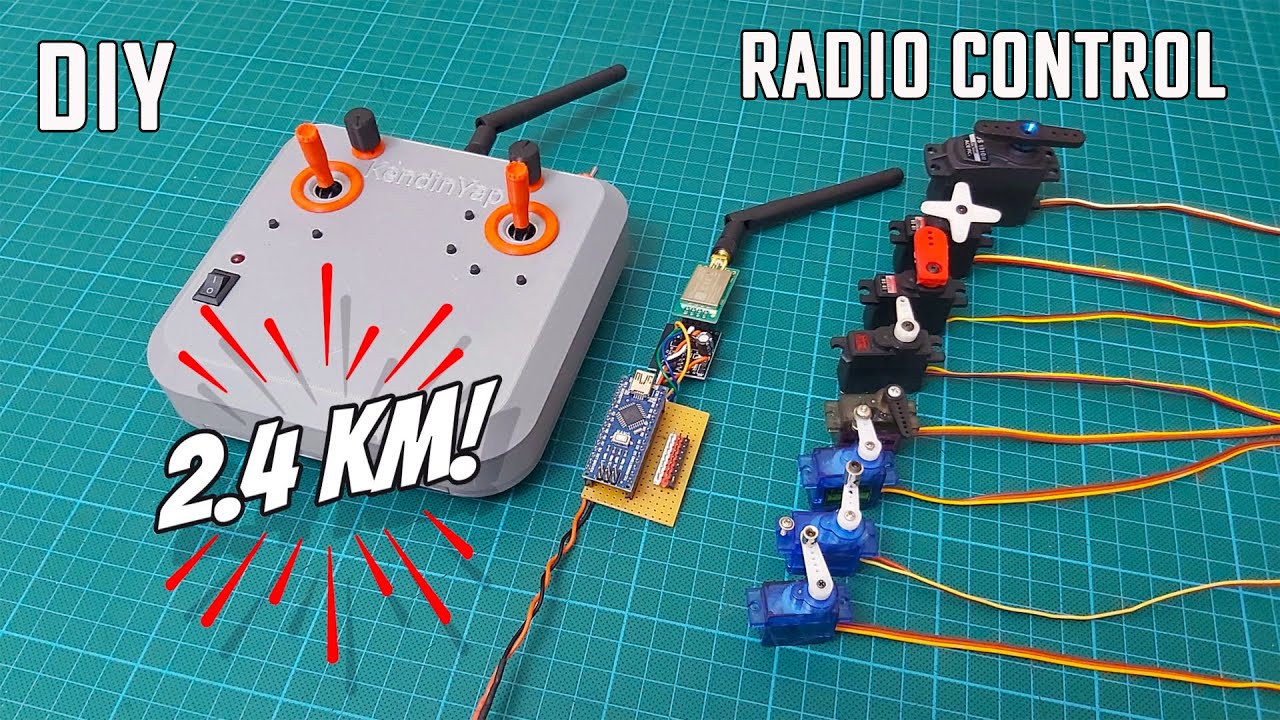 Making a 2400 meters LONG RANGE 8-Channel & Digital Trim Radio Control For RC Models. PART-2