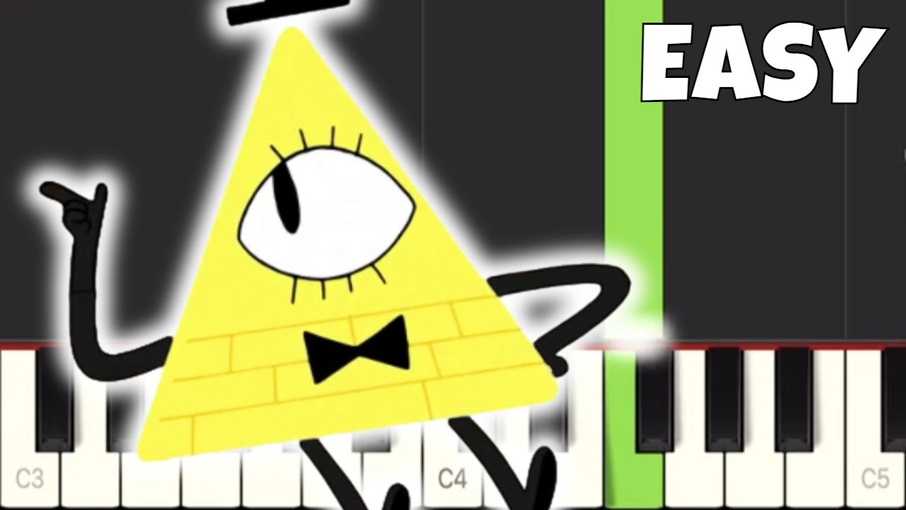 Gravity Falls Song - EASY Piano Tutorial