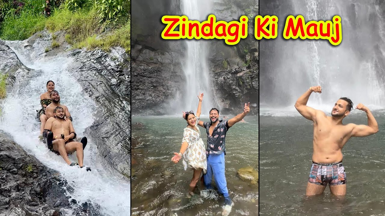 Khatarnak Water Slide Or Waterfall Pe Masti Padi Bhari😱 | Vinay Thakur Vlogs