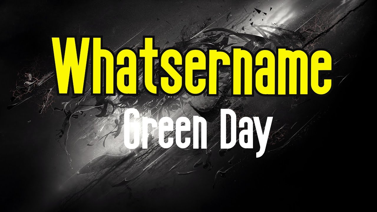 Whatsername (KARAOKE) | Green Day