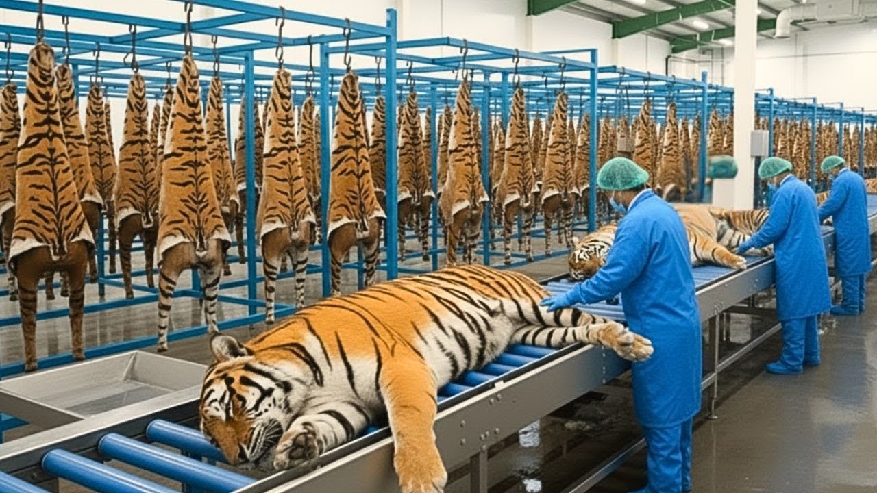 “Inside a Modern Leather Factory – How Luxury Leather is Made (Full Process)”