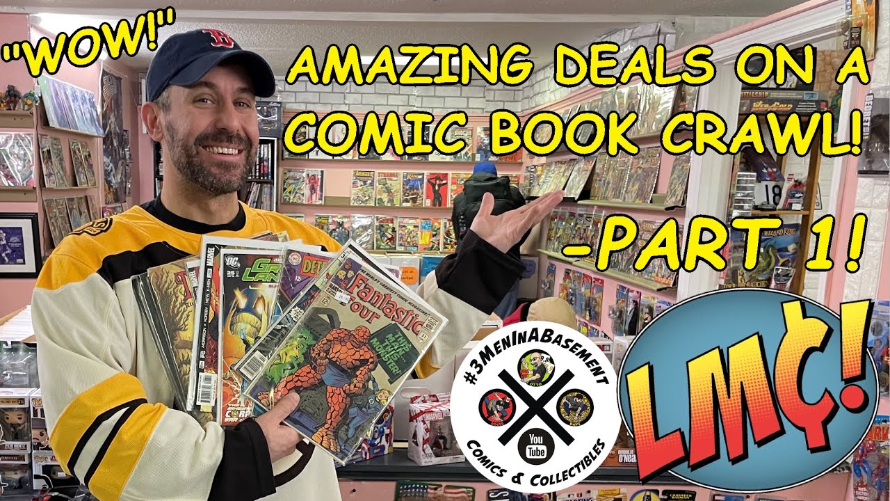 Getting an AMAZING Deal on Great Comics at a COMIC BOOK CRAWL! -PART 1!