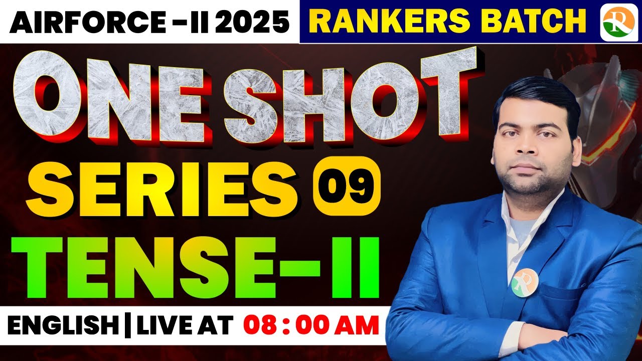 English One Shot -09 | Tense | Airforce Complete English | Airforce English Marathon Classes