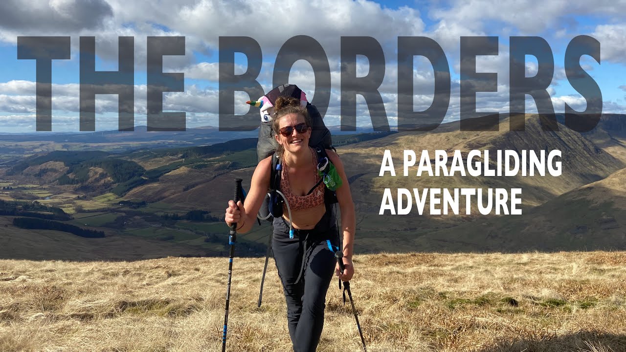 PARAGLIDING Across the WILDERNESS of the Scottish Borders