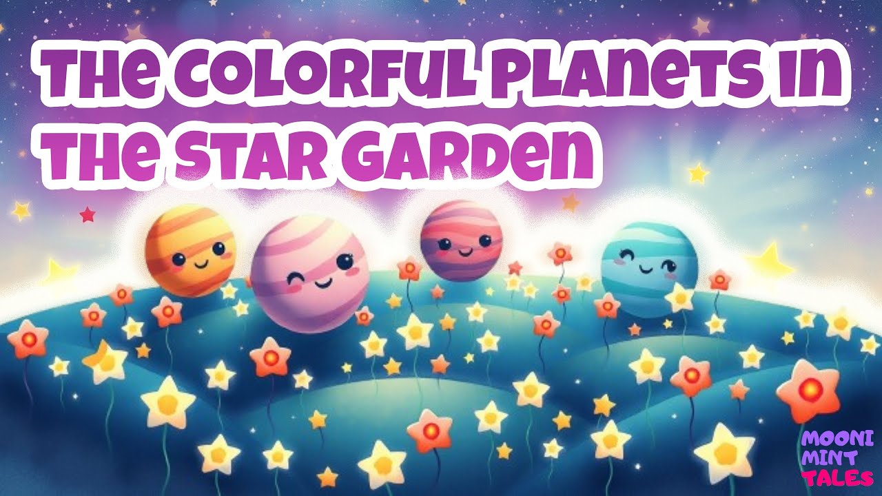 🌟 The Colorful Planets in the Star Garden | Educational Bedtime Story for Kids 🌙🚀