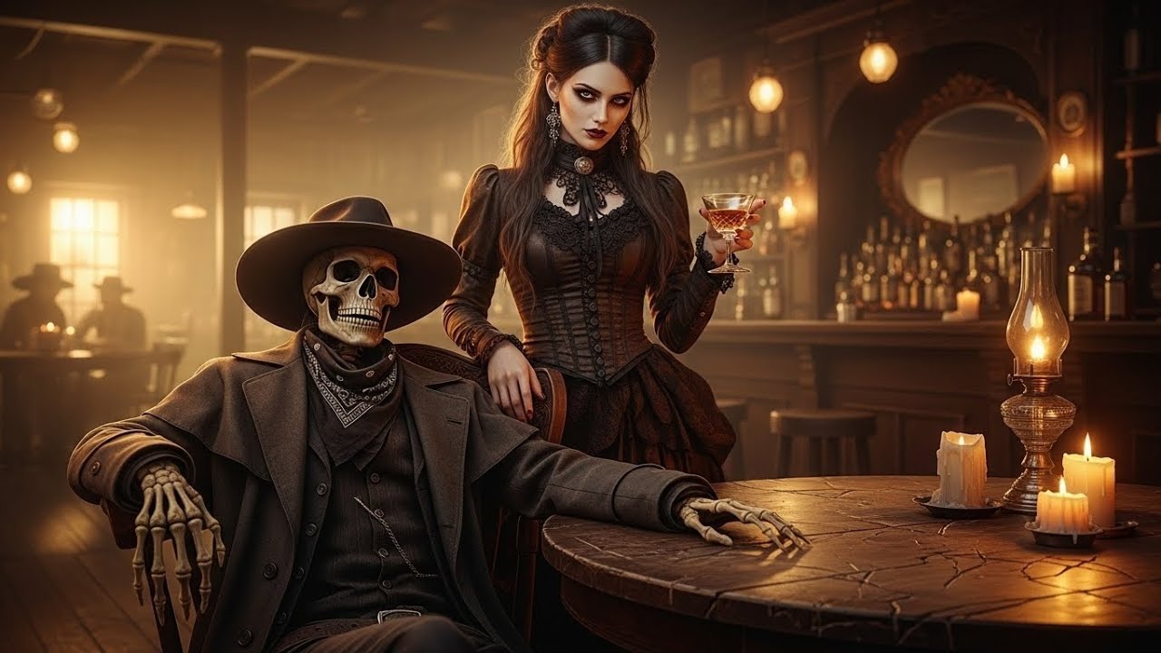 Outlaw Dark Country Minor Music with Southern Gothic Western Noir Atmosphere for Night Drive