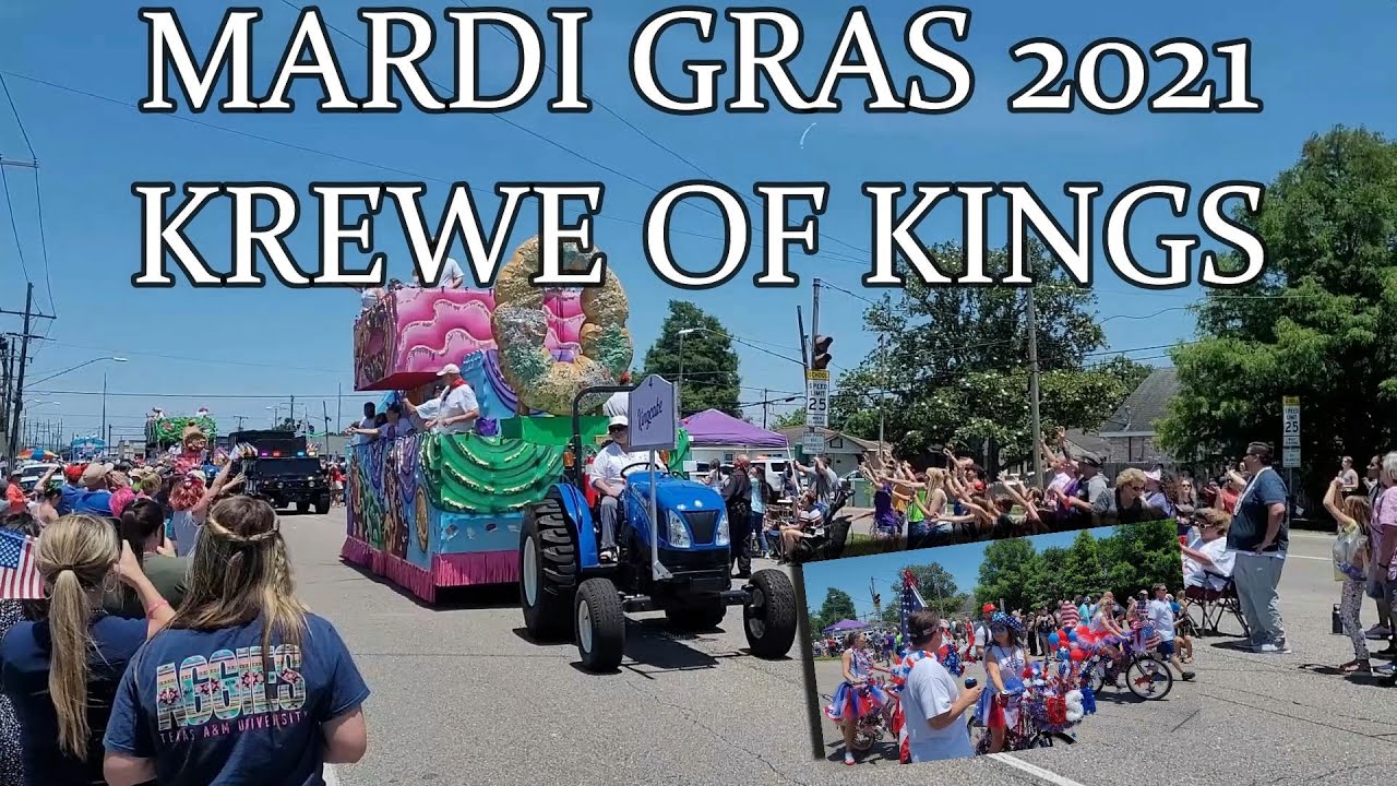 Mardi Gras Parade 2021 (Part 3 of 5) | Krewe of Kings | New Orleans | Harahan, Louisiana