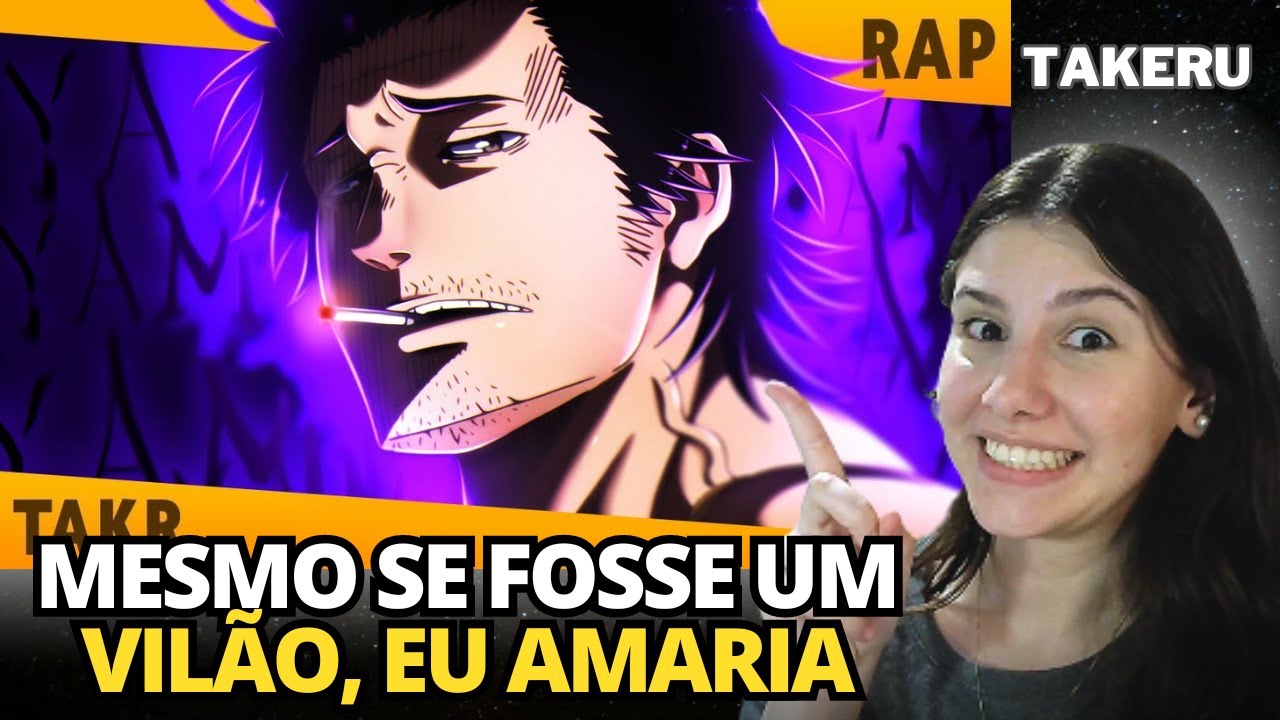 ANIJUH REACT - Rap do Yami (Black Clover) - CORTE DIMENSIONAL | Takeru [Prod. 808 Ander]