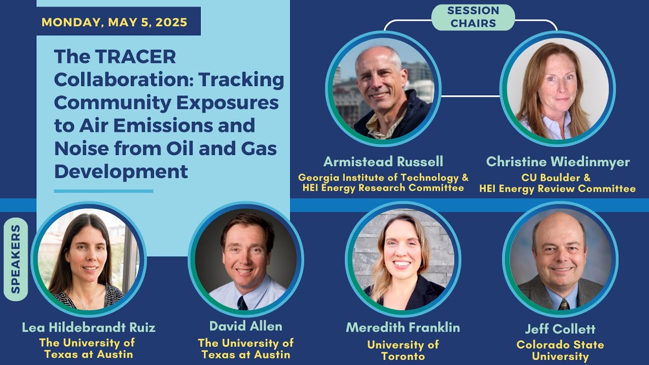 TRACER Collaboration: Tracking Community Exposures to Air Emissions & Noise from Oil & Gas Dev.