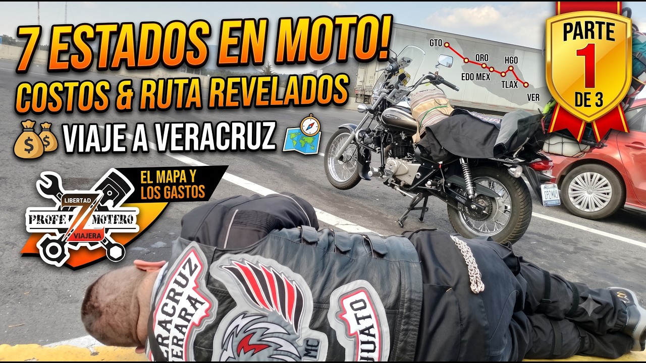Puerto de Veracruz en Bajaj Avenger 220
