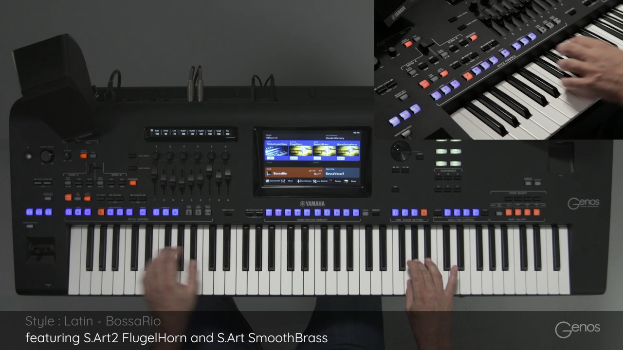 BossaRio - Latin Style genre with One Touch Settings. Yamaha Genos