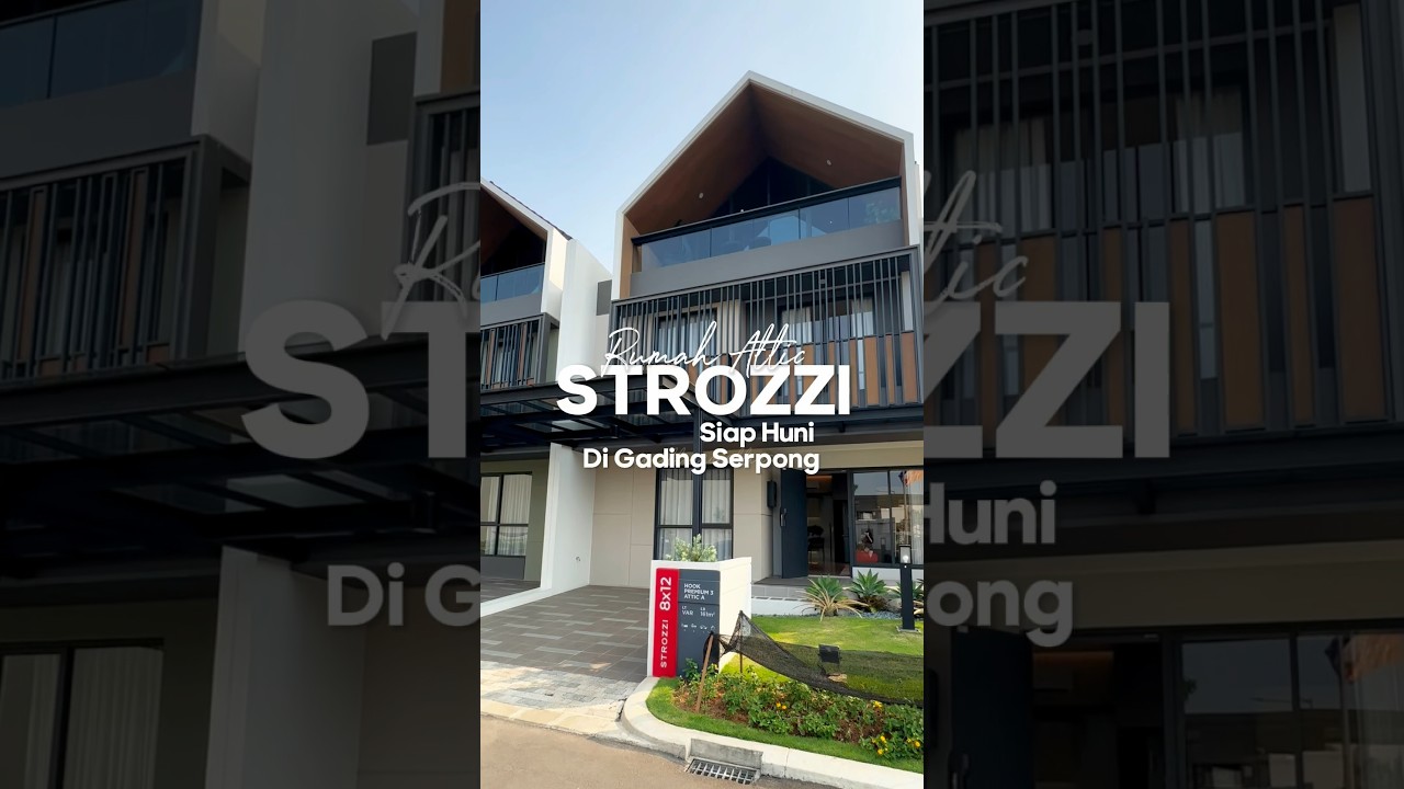 RUMAH ADA ATTIC ROOM NYA DI GADING SERPONG MULAI DARI 2.4M AN , READY UNIT SEGERA !!