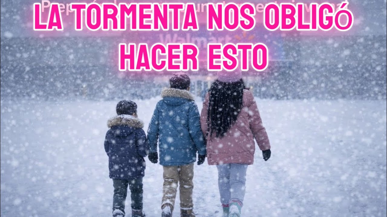 Así nos preparamos para una tormenta invernal. 