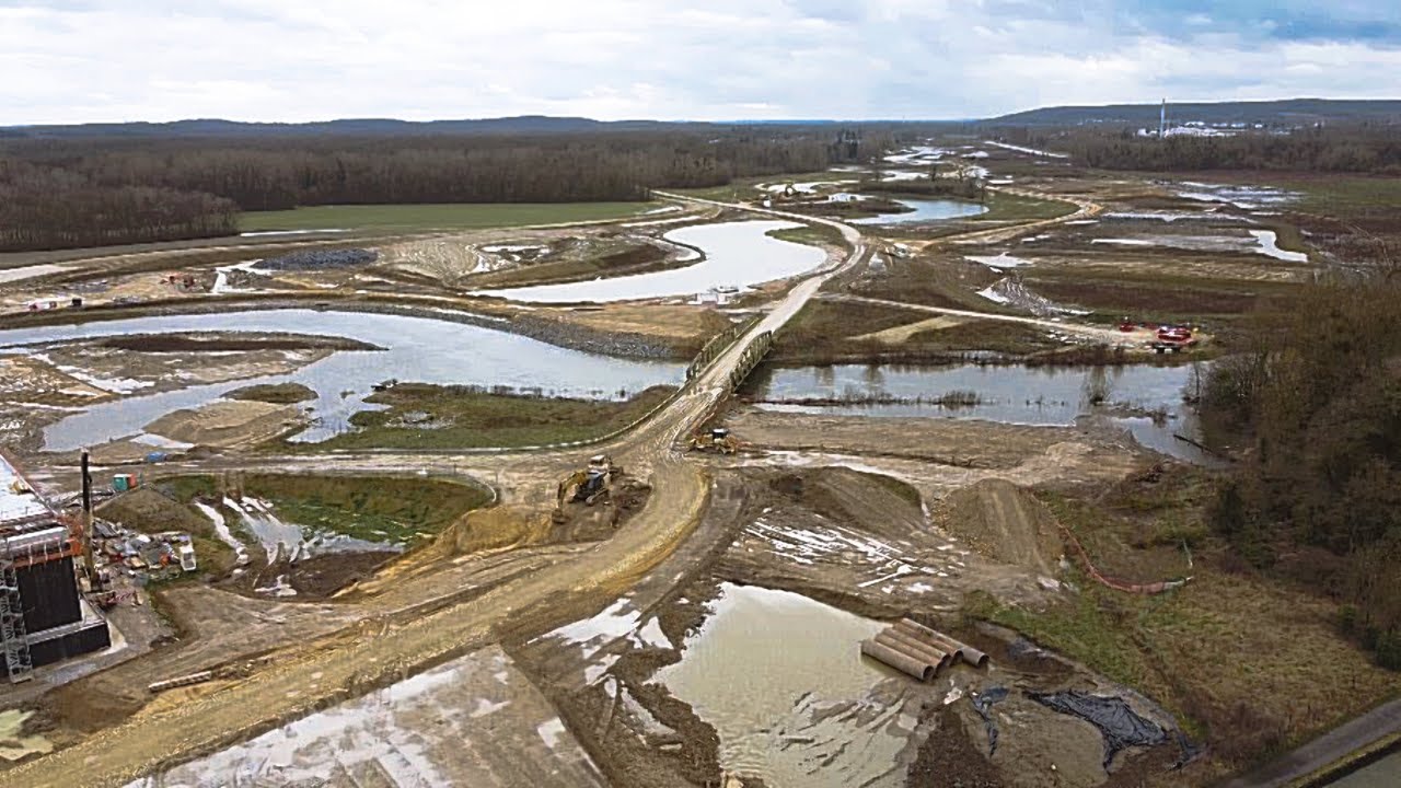 Mavic Mini - Canal Seine Nord Europe - Fevrier2024