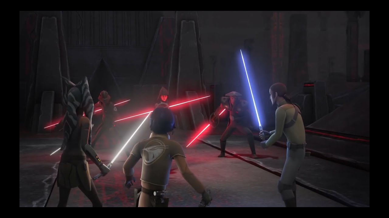 Darth Maul, Ezra ,Ahsoka i Kanan VS Inkwizytorzy HD