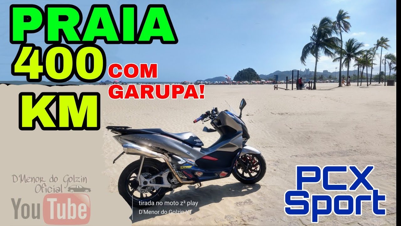 Descemos pro litoral de PCX 🏖️🛵💨