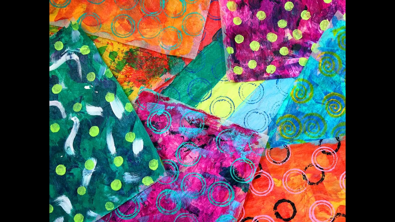 Creating Painted Deli Papers - Part 1 of 2