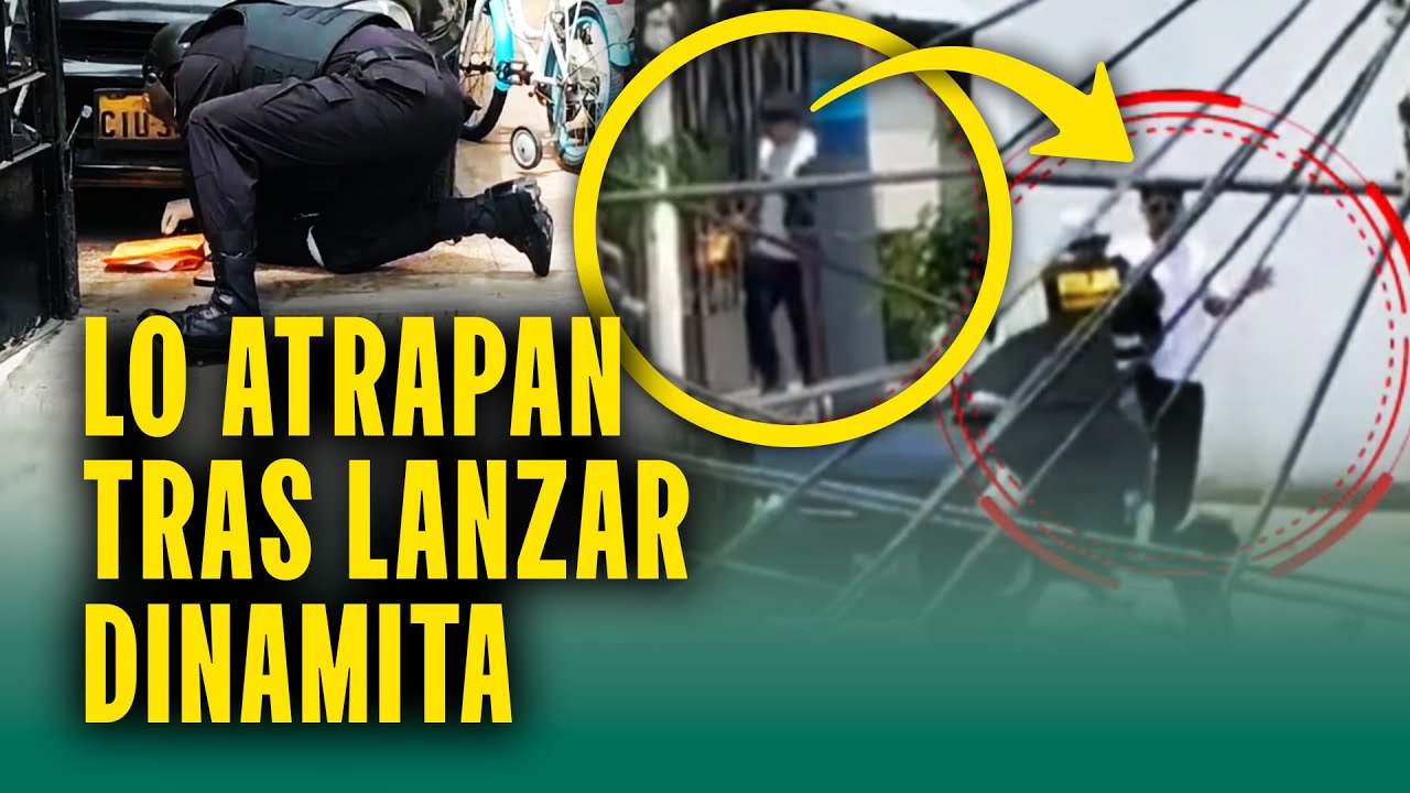 Acababa de dejar dinamita con mensaje extorsivo, pero ya lo habían localizado: Así cayó criminal